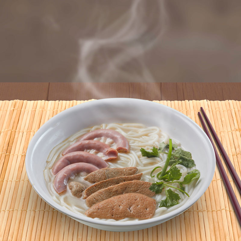 自選米線泡飯-豬膶豬粉腸米線