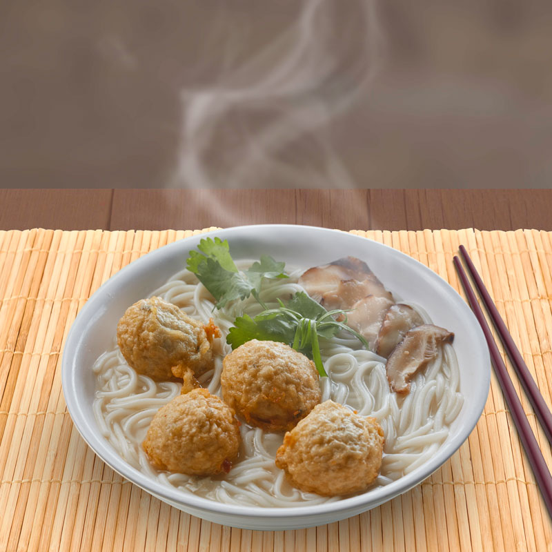 自選米線泡飯-魚腐米線